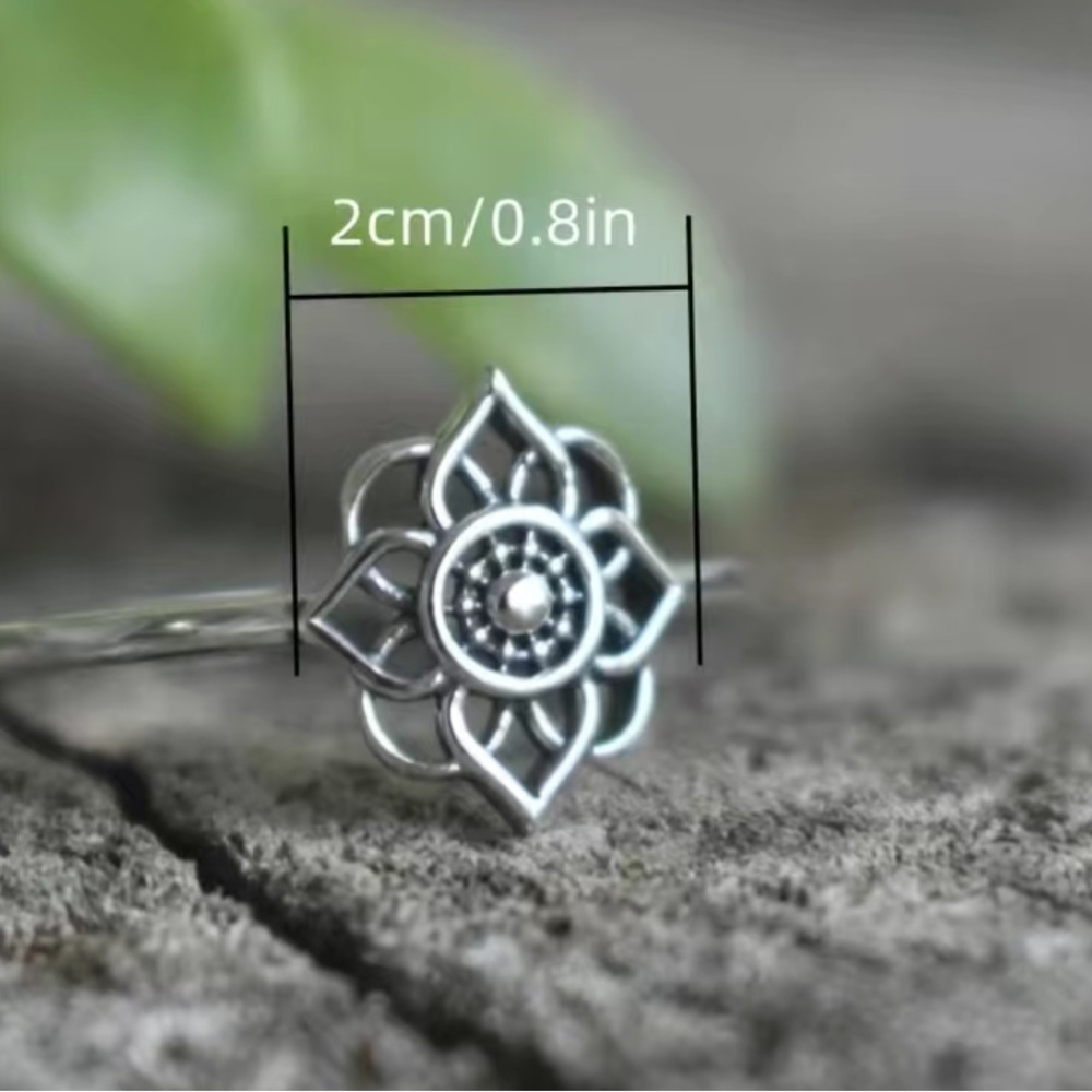 New Mandala Sacred Pattern Ring - image 3